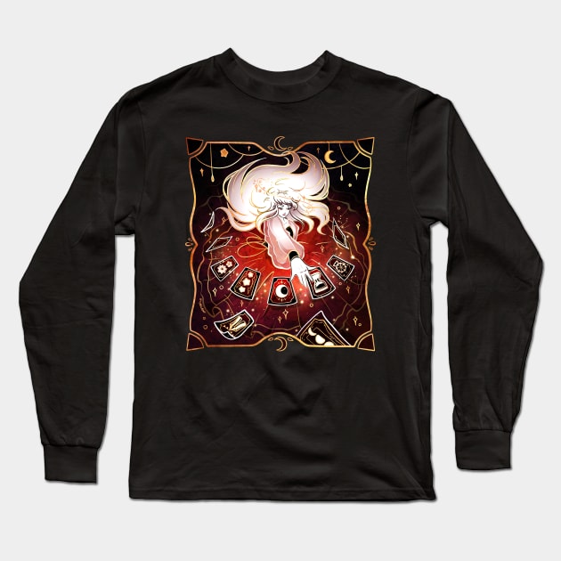 She Reads the Stars Long Sleeve T-Shirt by heysoleilart